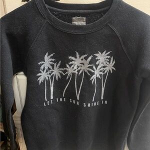 Billabong Black Sweatshirt with Gray Accents